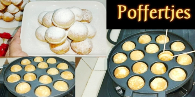 Resep Kue Poffertjes Belanda, Mudah, Enak, Dijamin Ketagihan